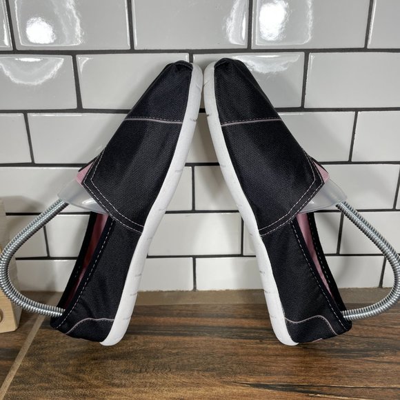 BOBS from Skechers Women's Size 7.5 Shoes Black Slip On Comfort Alpargata Flat - Picture 5 of 13